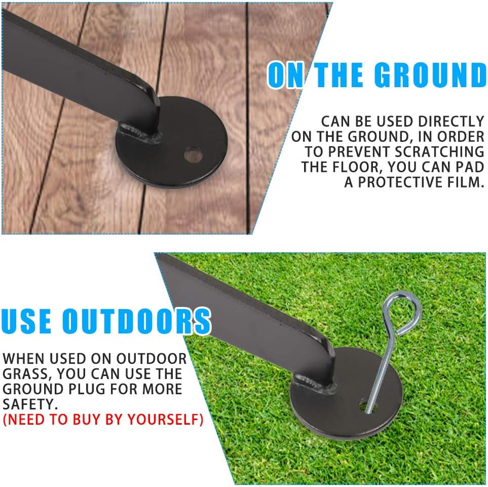 Heavy Duty C Stand for Hammock Chair – Indoor/Outdoor Use, Black