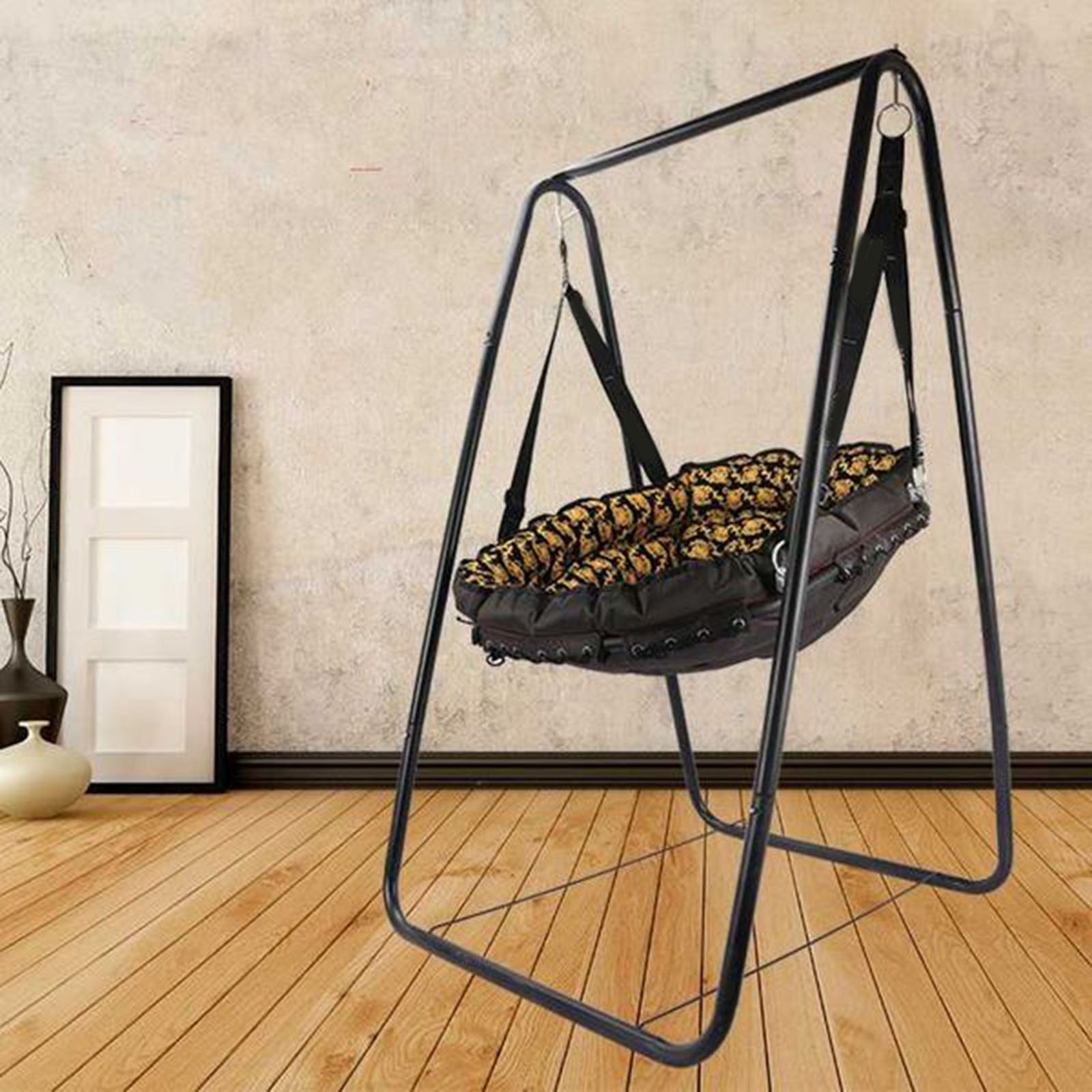 Hammock Chair Stand, Hanging Chair Stand Only, 330 LBS, Black