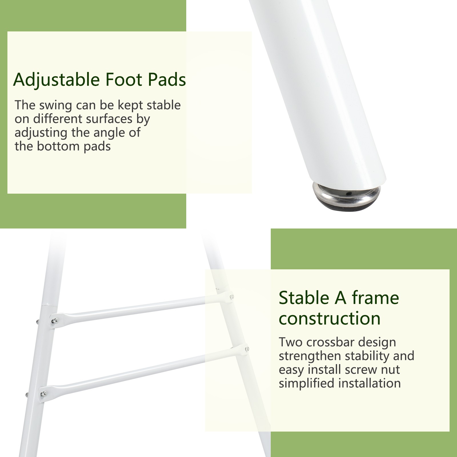 Swing Hanging Chair Stand Frame Only for Cocoon Chairs for Indoor/Outdoor