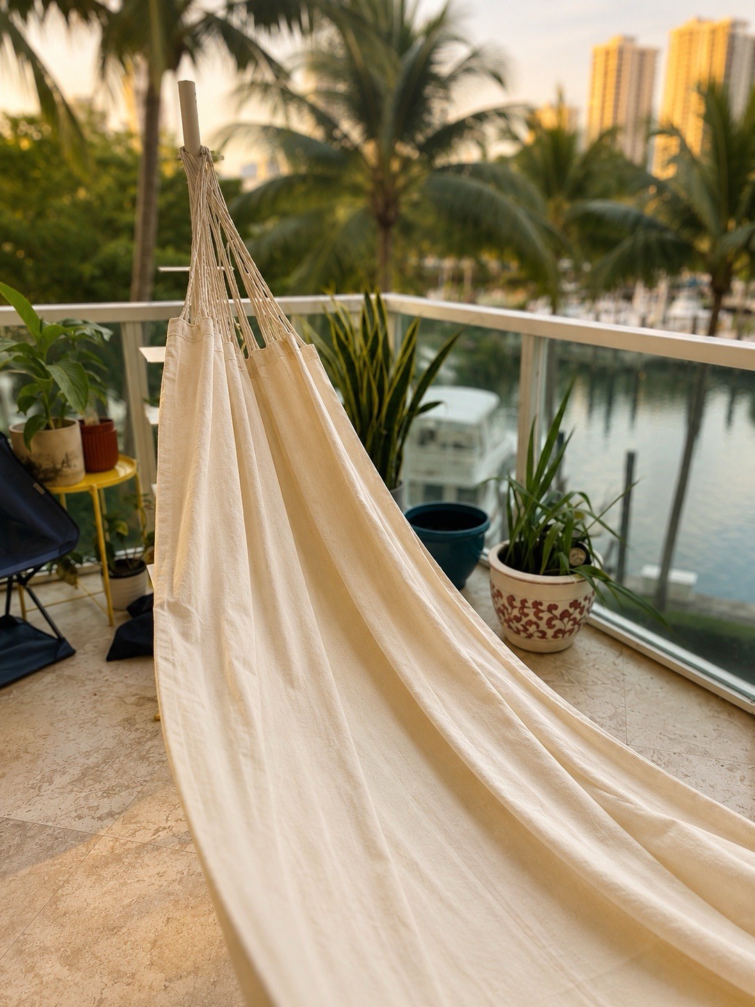 Colombian Cotton Hammock with Carrying Strap Brand New