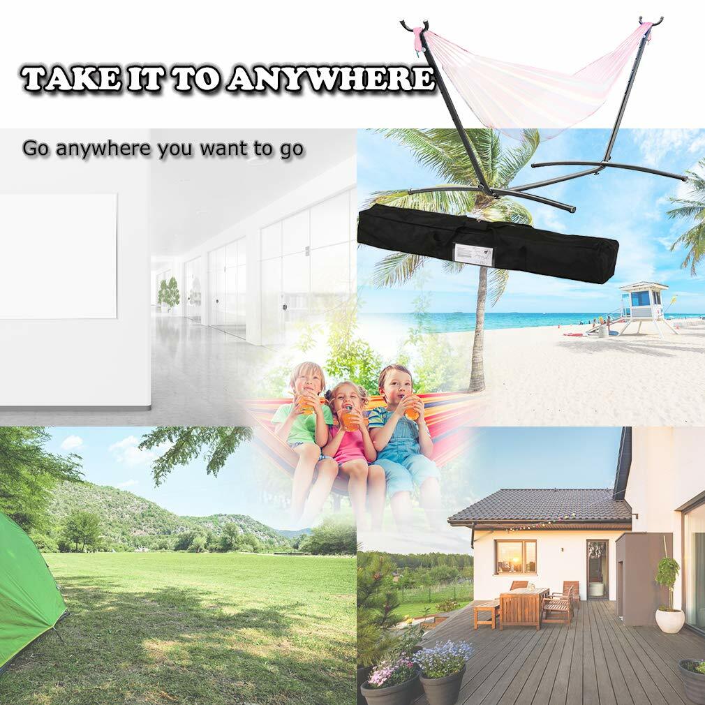 Hammock Stand 9′ Outdoor Patio Portable With Carry Case SD28