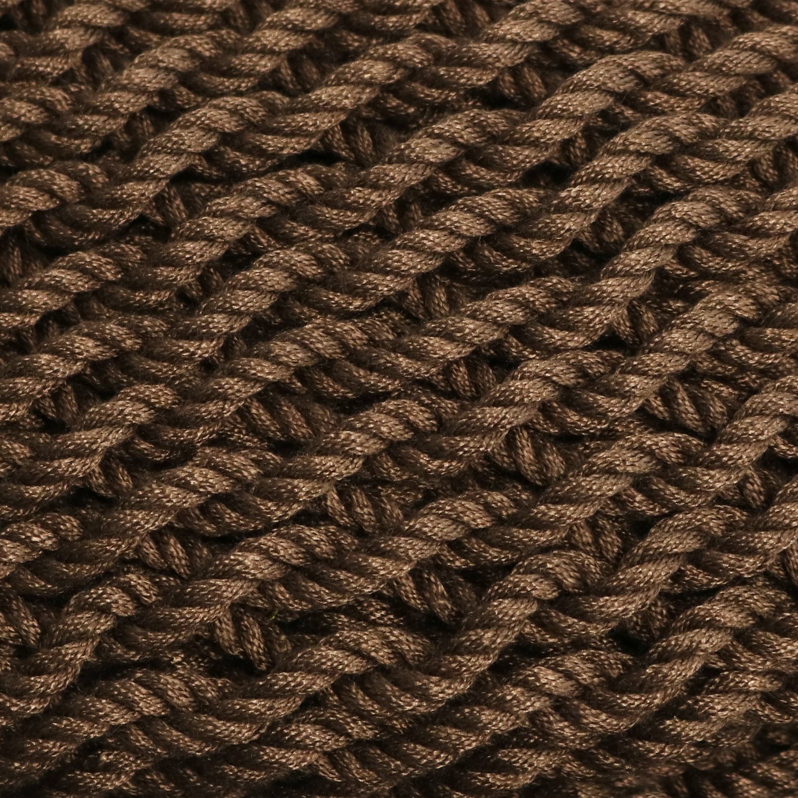 Extra Large Polyester Rope Hammock Chair and Spreader Bar – Mocha by Sunnydaze