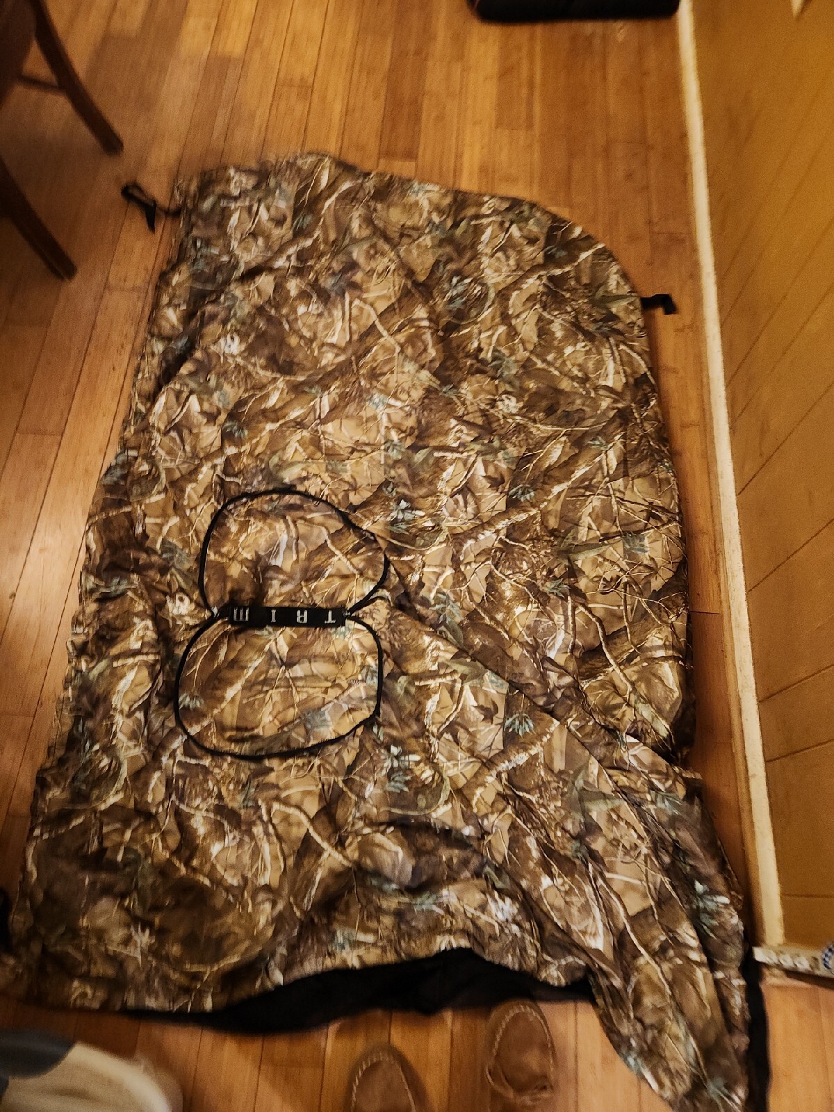 Hammock with Mosquito net 4′ X 6′ camping military GI style TRIM TECL-Wood Camo