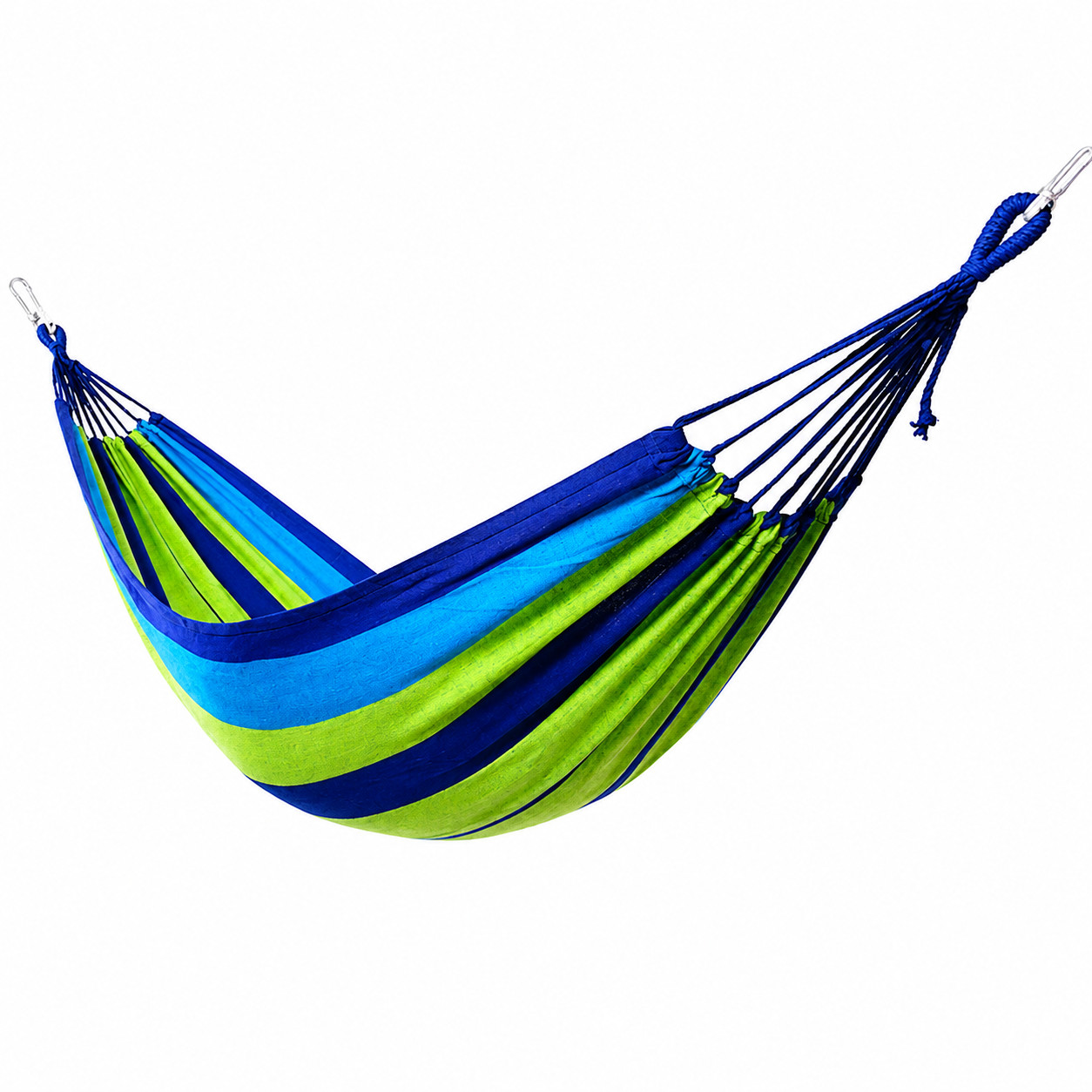 Portable Cotton Hammock Outdoor Camping Travel Lightweight Double Hanging w/ Bag