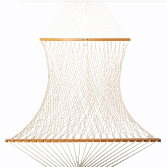 Pawley’s Island DURACORD Large Rope Hammock 13ft x 55in Oatmeal 450lb Outdoor