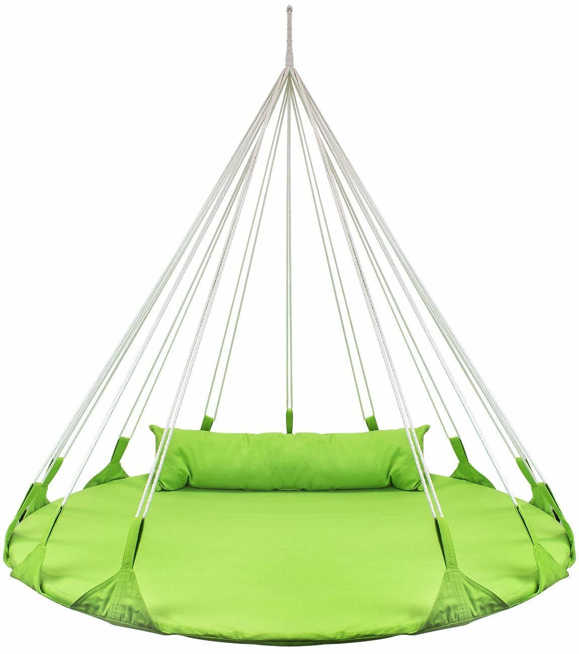 Sorbus Hanging Swing Nest Pillow, Double Hammock Daybed Saucer Style Lounger
