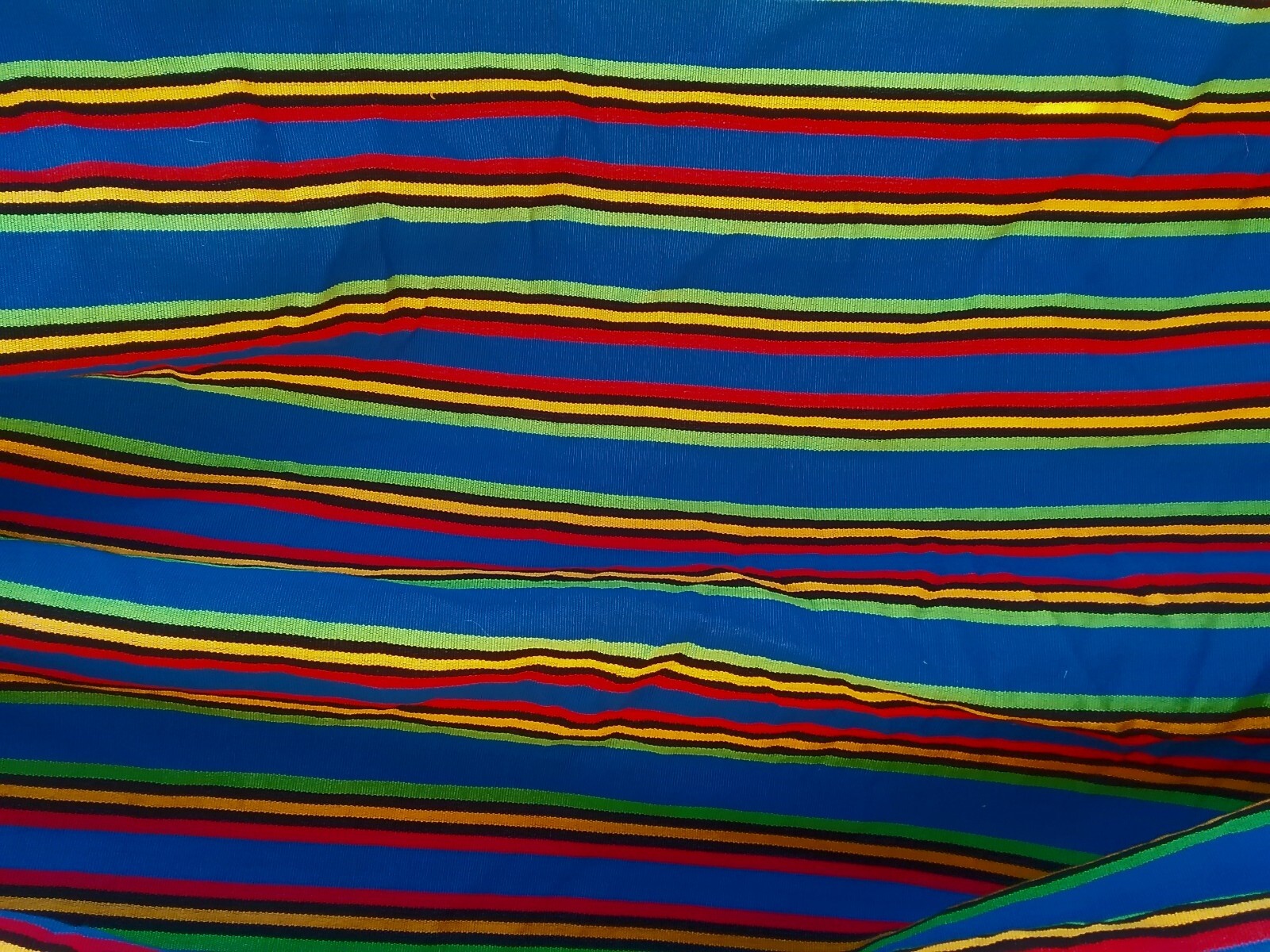 RORYTZX Hammock multicolor woven with fringe outdoor indoor blue red yellow exc