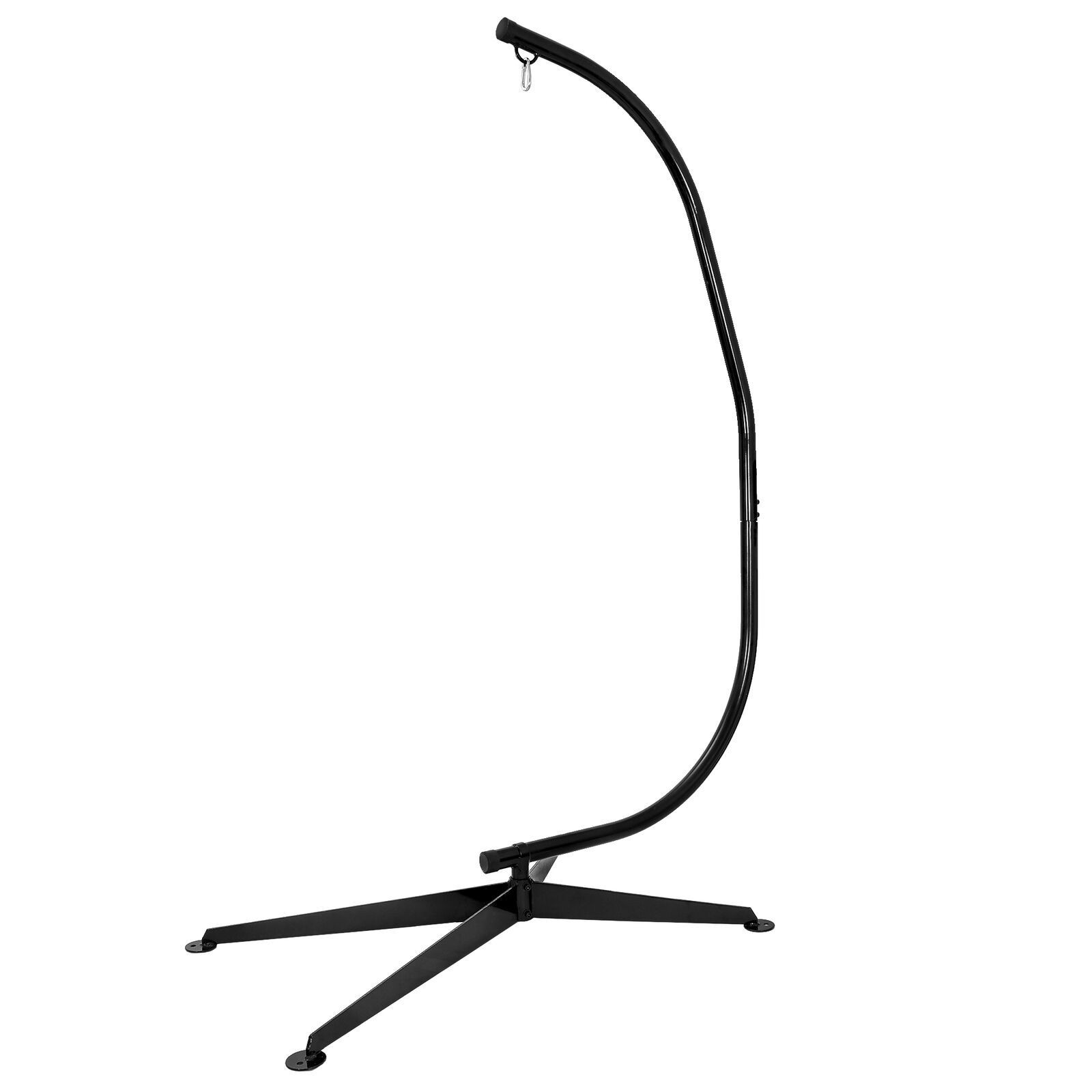 C Shape Hammock Stand Swing Porch Outdoor Garden Patio Deck Yard Hanging Chairs