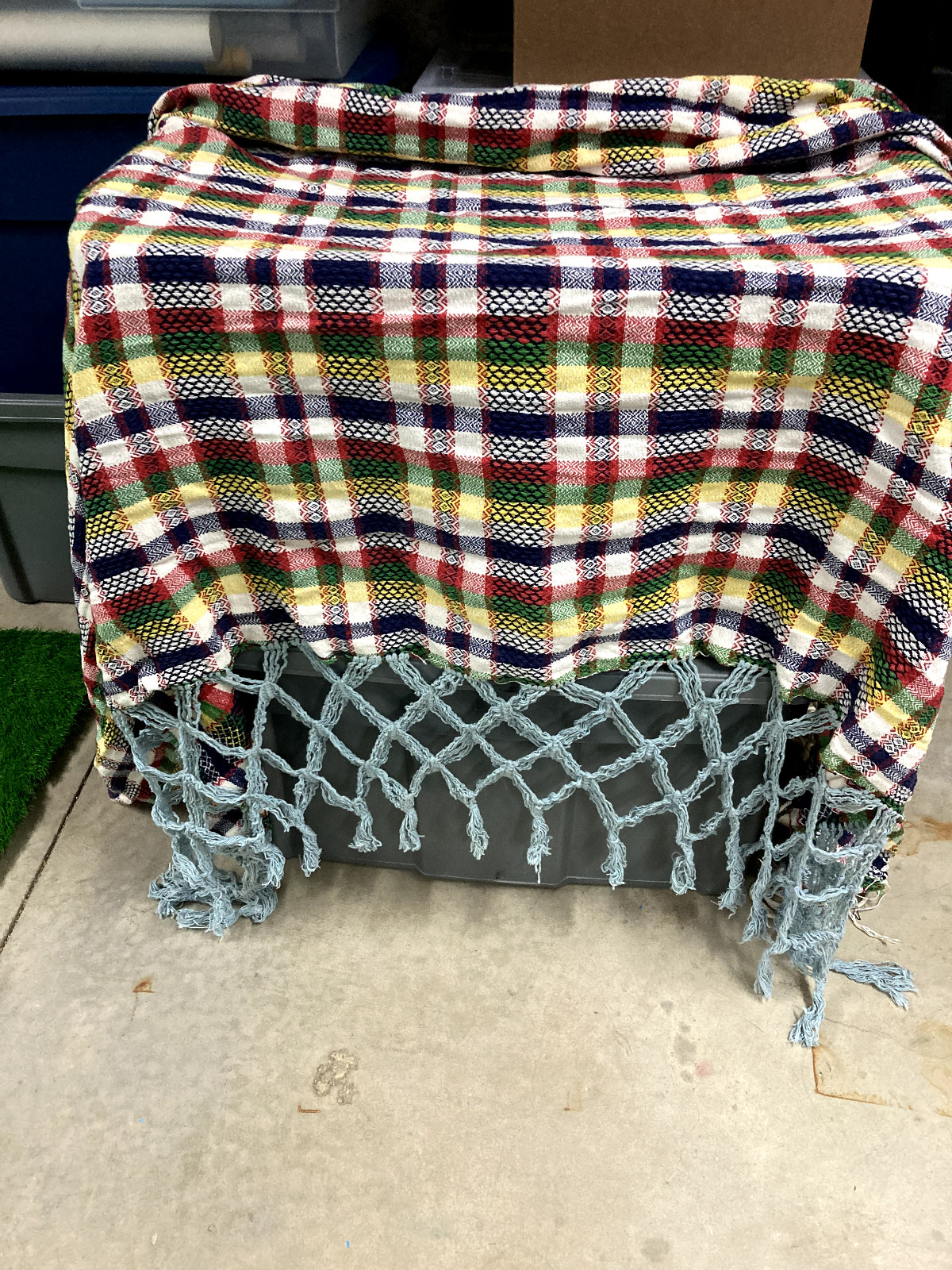 Handmade Brazilian Hammock – Vintage (not used) Outdoor Indoor Home