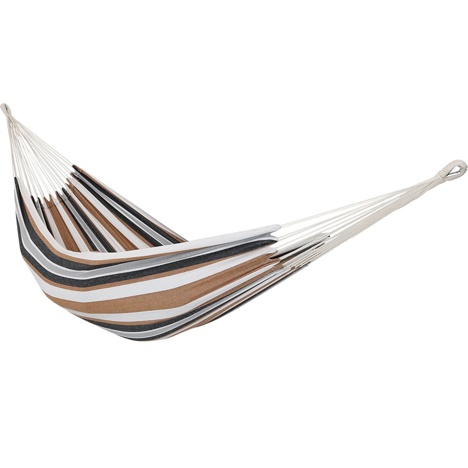 2-Person Woven Cotton Brazilian Hammock – Calming Desert by Sunnydaze