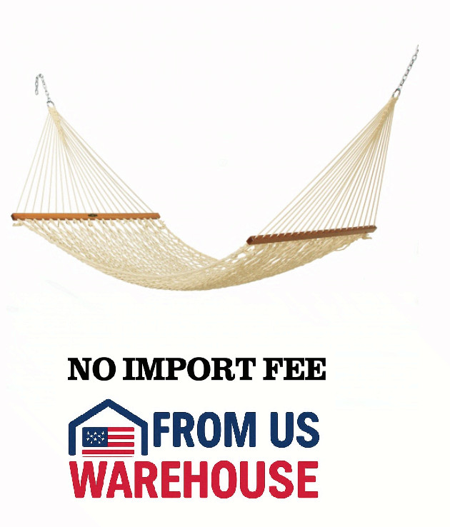 Pawley’s Island DURACORD Large Rope Hammock 13ft x 55in Oatmeal 450lb Outdoor