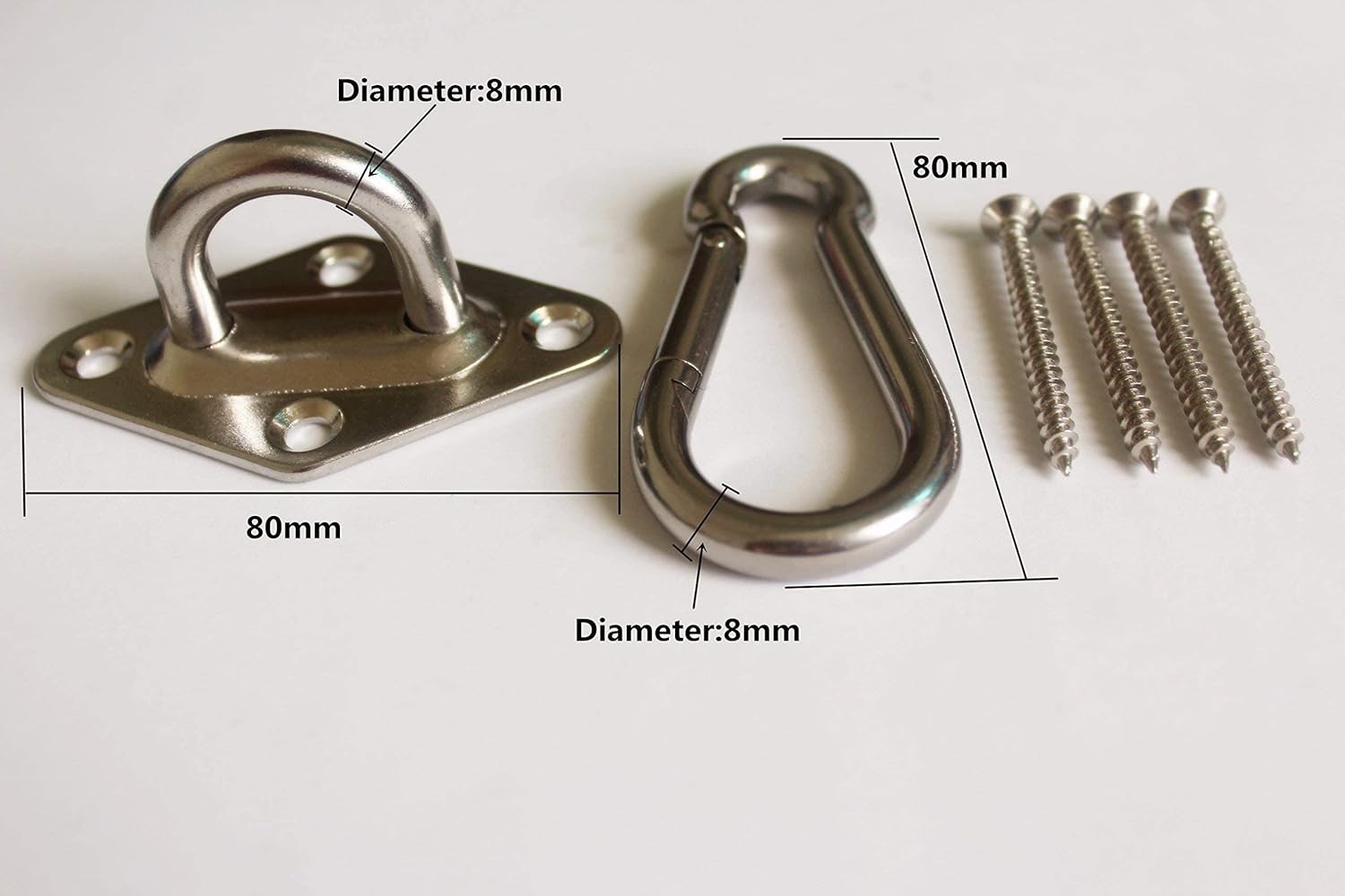 Ultra-Durable 1000 lb Hammock Suspension Kit with Weather-Resistant Hardware