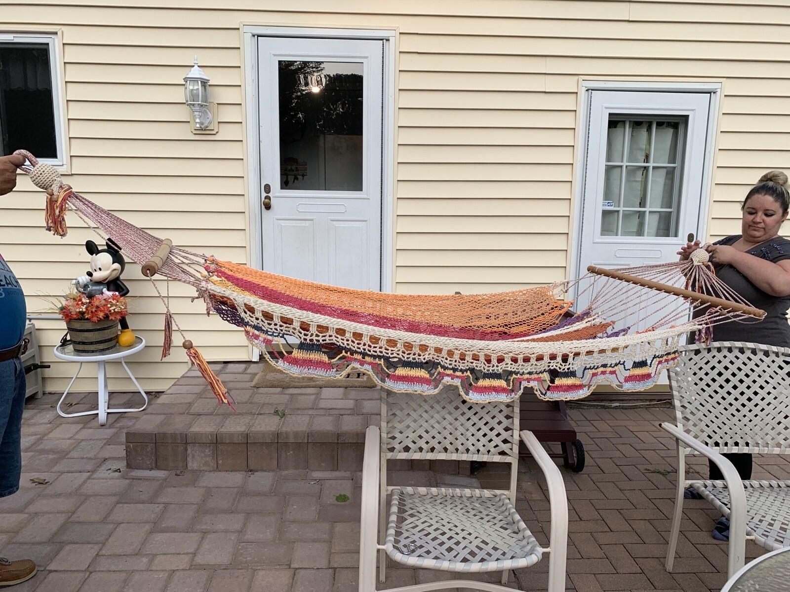Vivere’s Hammock Multicolor with Stand 9 Ft Long Brand New