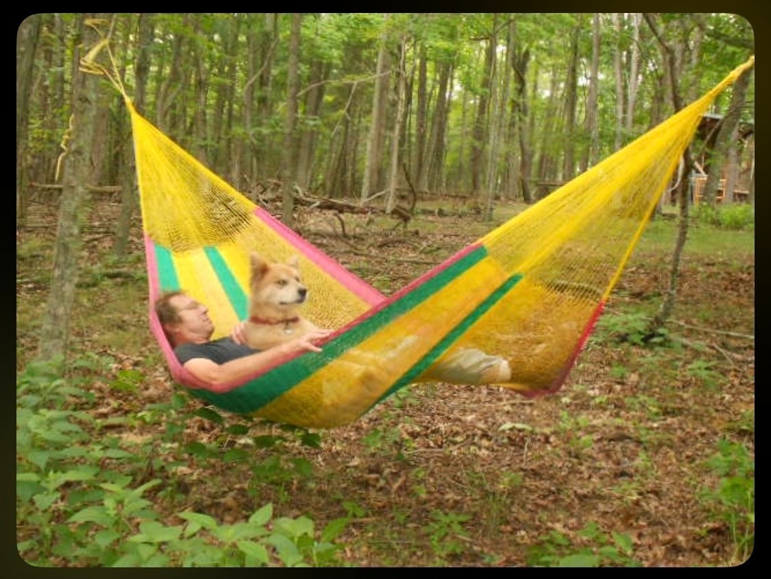 Mayan Hammock Handwoven Double Nylon Holds 600 lbs – Brand New *Free Shipping*