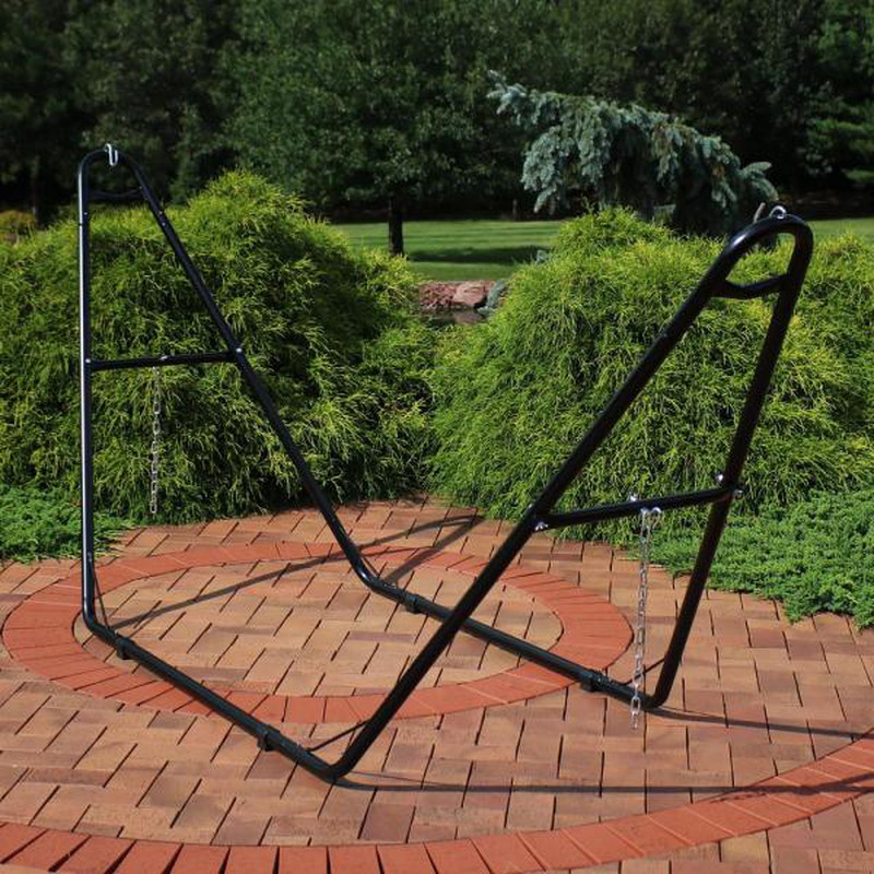 Hammock Stand Universal Multi-Use, Fits 9 to 14 Ft. Metal Heavy Duty 2-Person