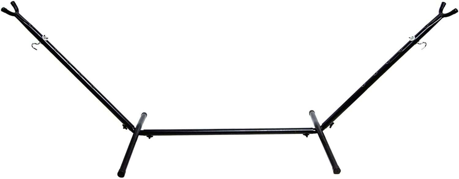 Hammock Stand Adjustable Steel 9-Foot Heavy Duty 450 lb Capacity