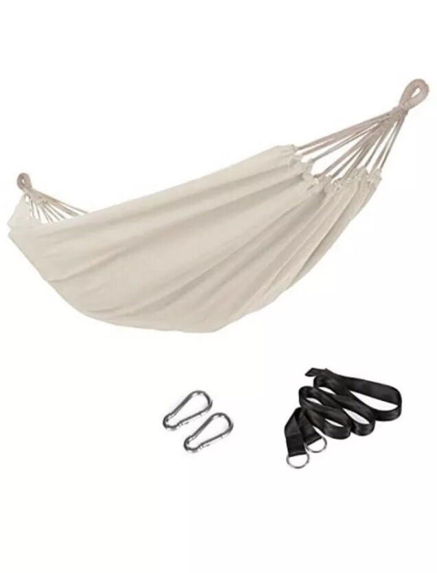 SONGMICS Hammock Fabric Of Cotton And Polyester Relax IN Garden Camping 661.4lbs