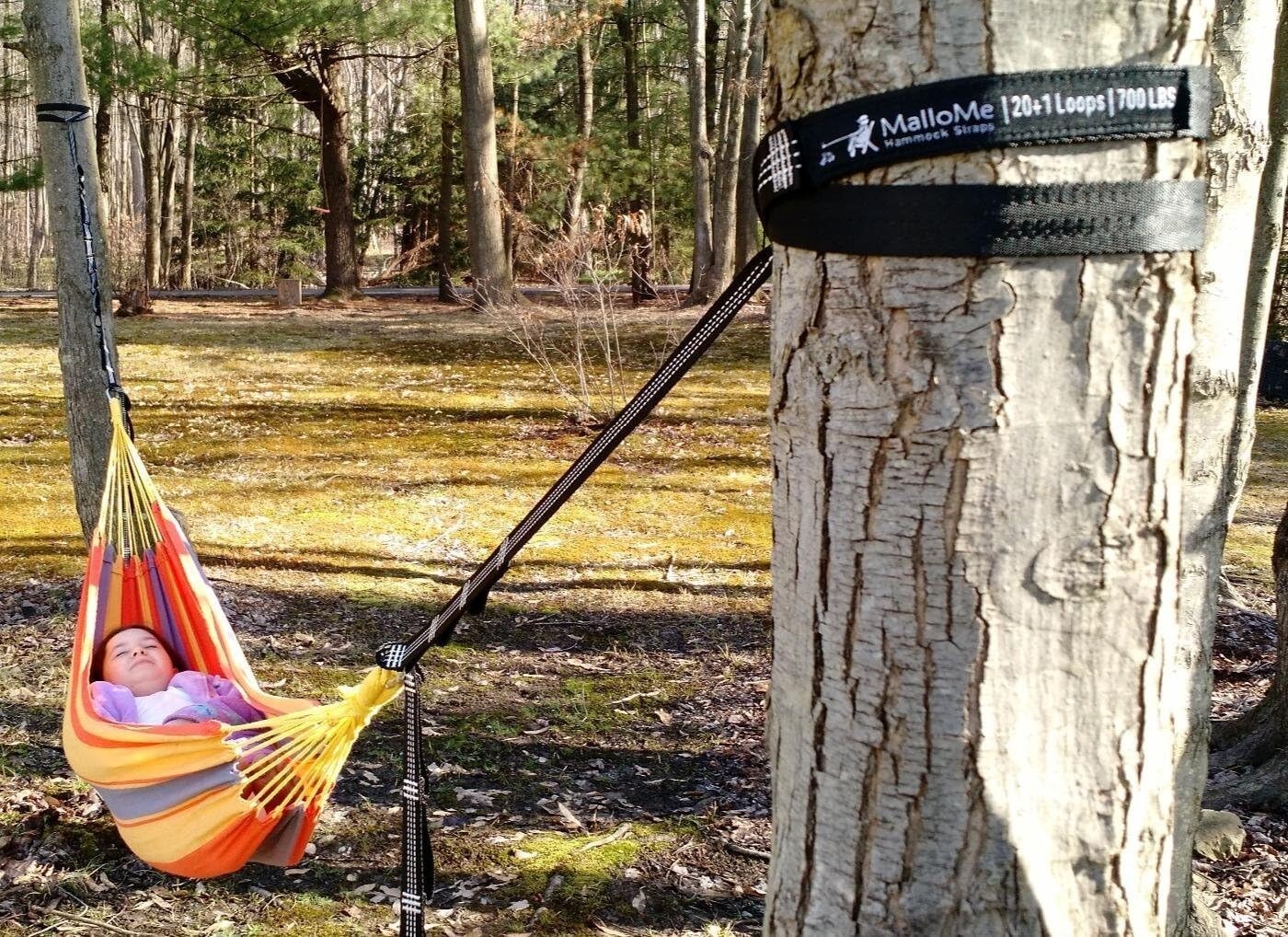 Effortless Setup XL Hammock Straps – 12 Feet Long, Includes 2 Carabiners