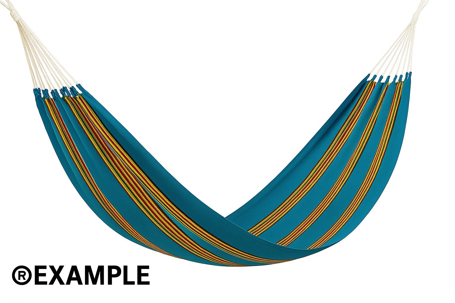 Artisan Woven Cotton Hammock from Colombia – Indoor/Outdoor Use