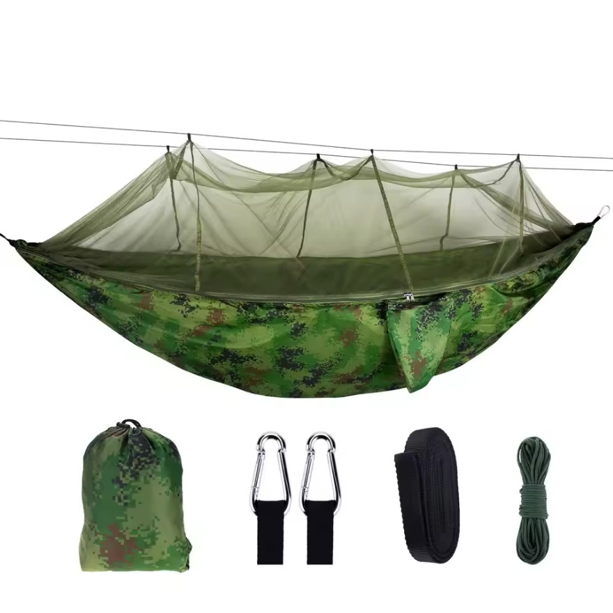 Camping Hammock Tent with Mosquito Net Portable Sleeping Hammock Hanging Bed