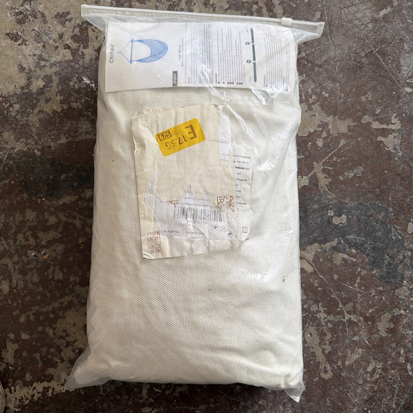 Chihee Hammock Chair Swing Brand New White /beige See Pics
