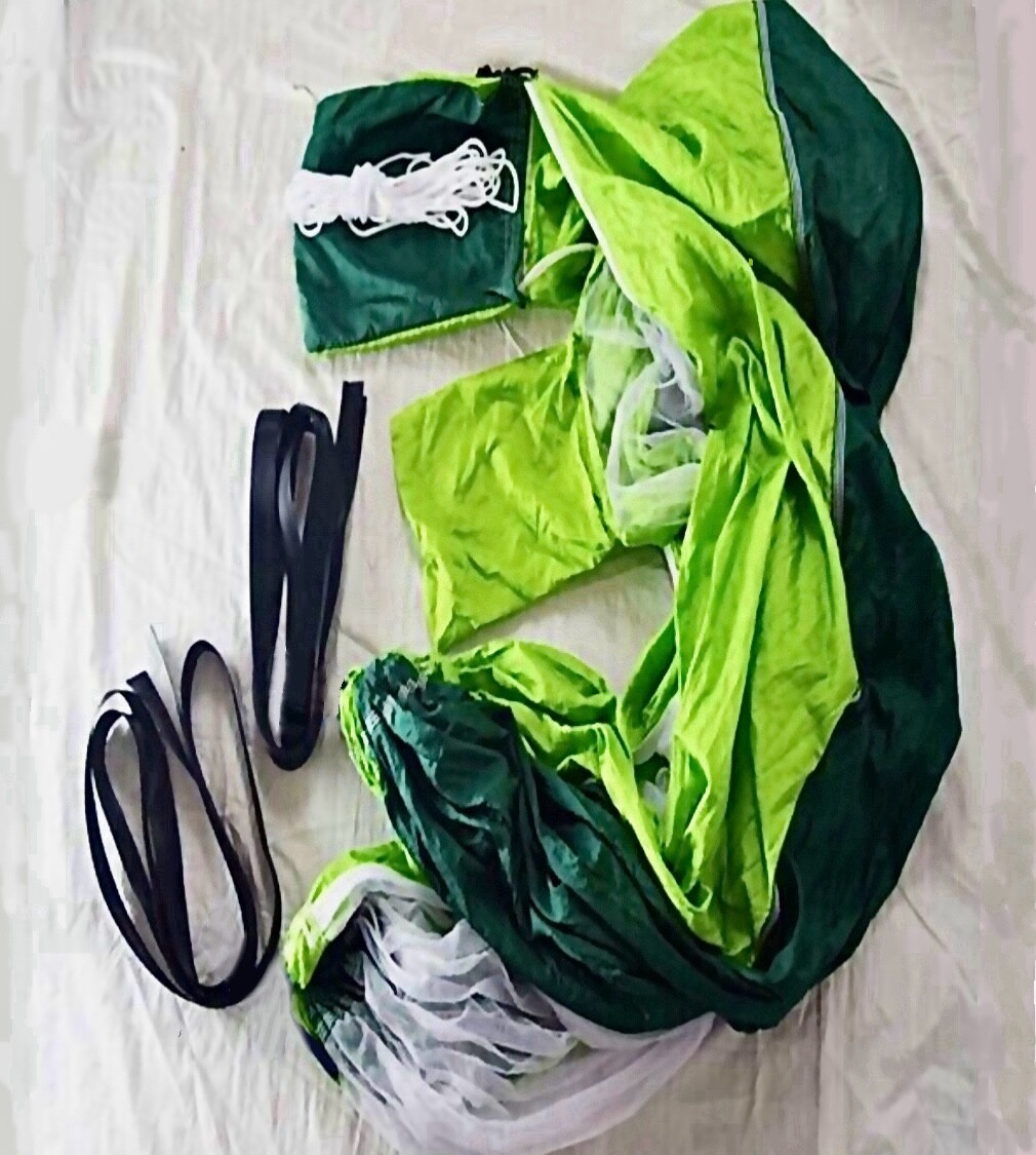 1-2 Person Hammock with Mosquito Net for Camping Home Anti-Rollover