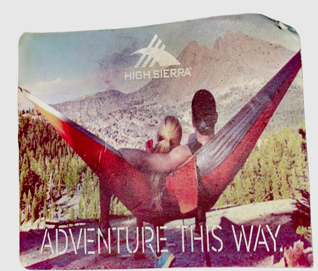 NEW Hammock High Sierra Blue/Green 8.5’ X 5’ Ft, 2 -10 Ft Tree Straps Rope