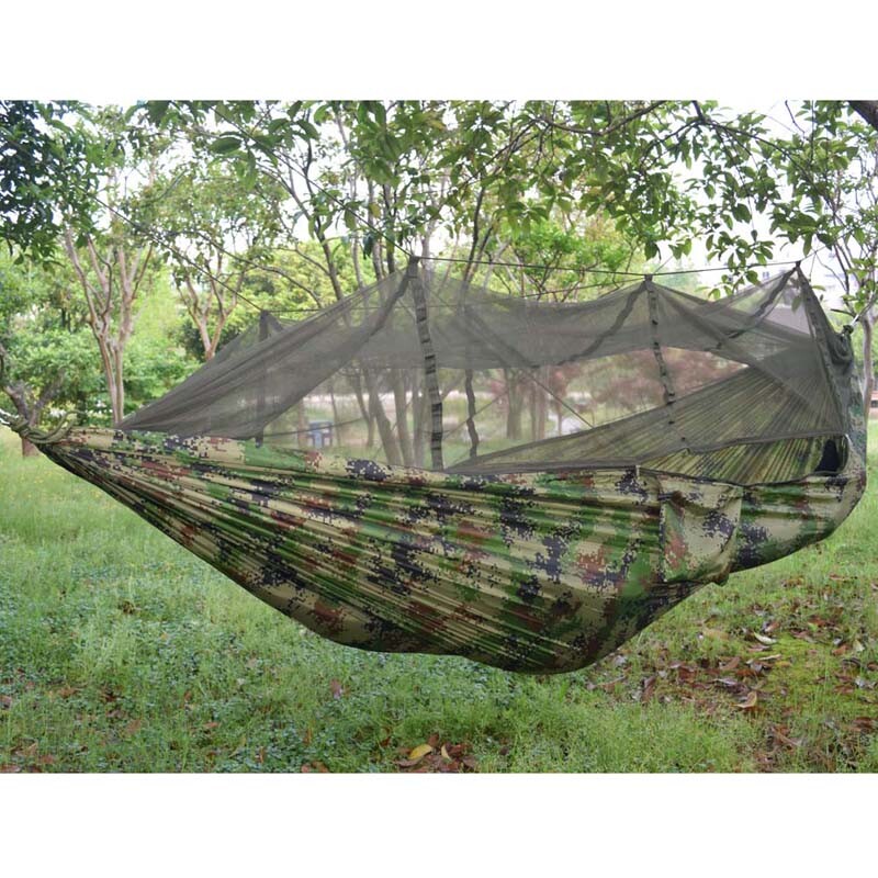 Camping Hammock Tent with Mosquito Net Portable Sleeping Hammock Hanging Bed