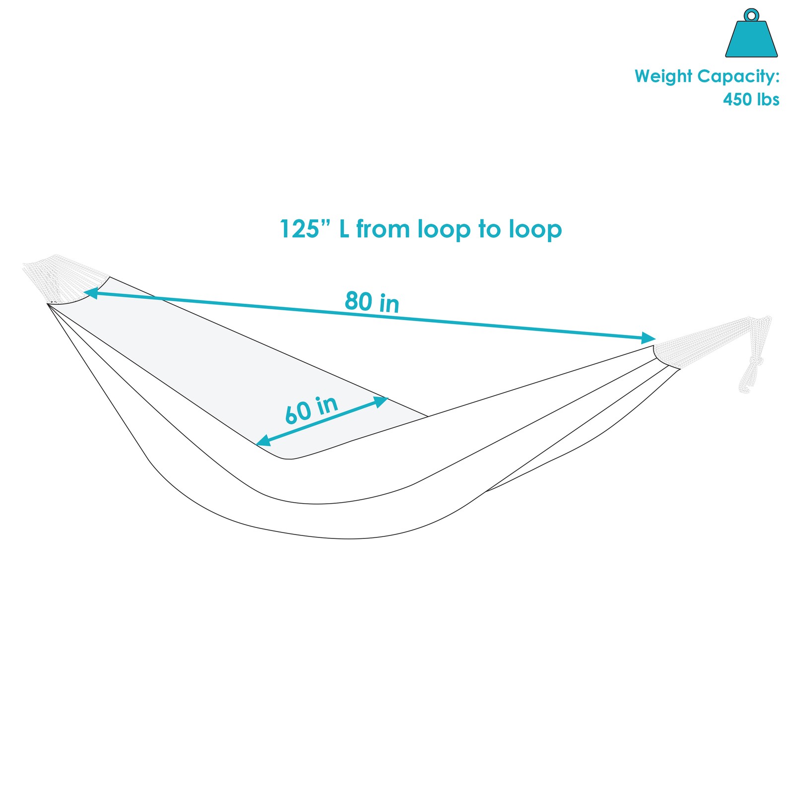 2-Person Woven Cotton Hammock with Carrying Case – Sunset by Sunnydaze