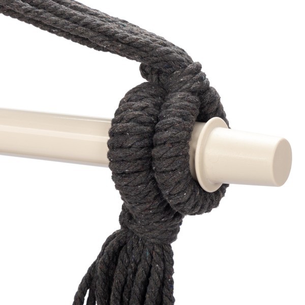 Hammock Hanging Rope Chair Swing Seat Patio Picnic Camping Dark Gray For Outdoor