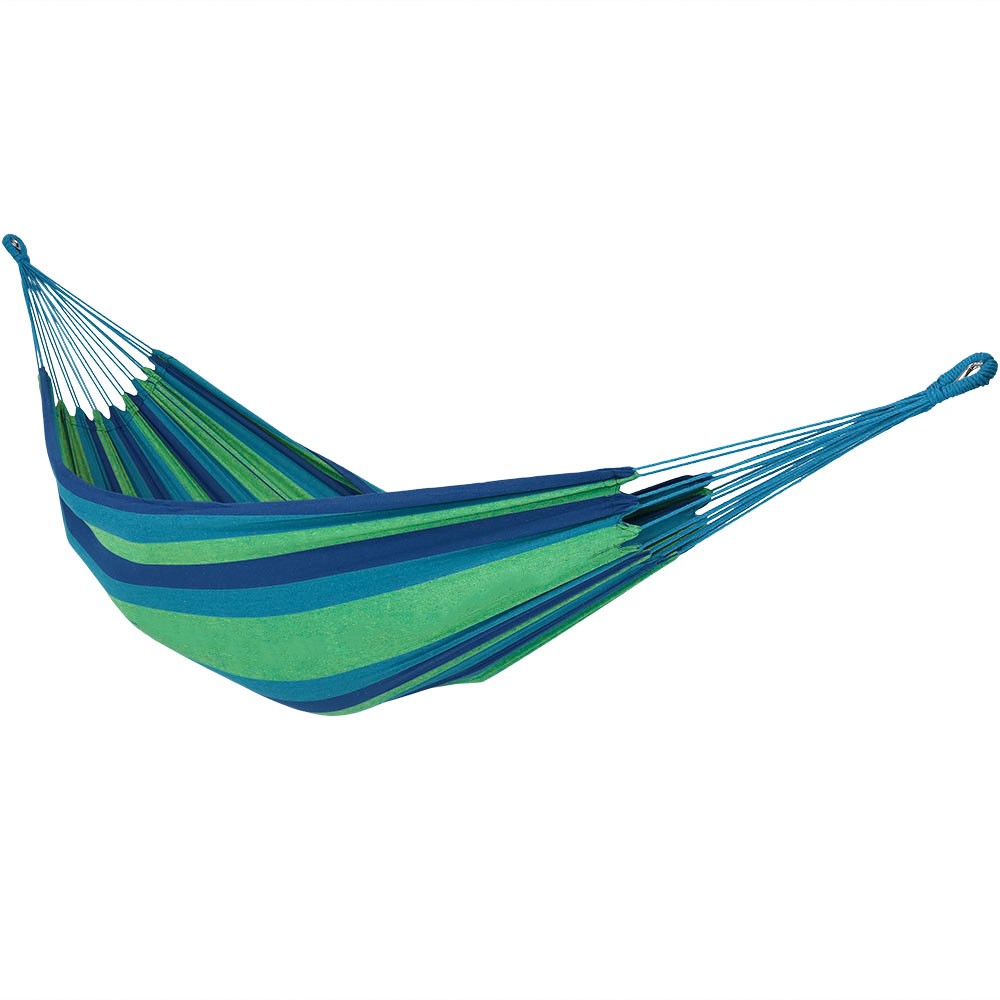 2-Person Woven Cotton Brazilian Hammock – Oasis by Sunnydaze