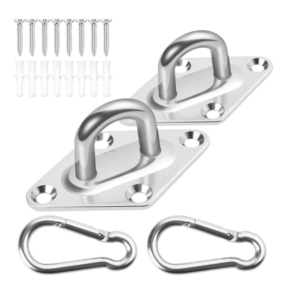 Heavy Duty Hammock Hanging Kit – 1000 Lb Capacity Swing Hooks, Ceiling Hooks for