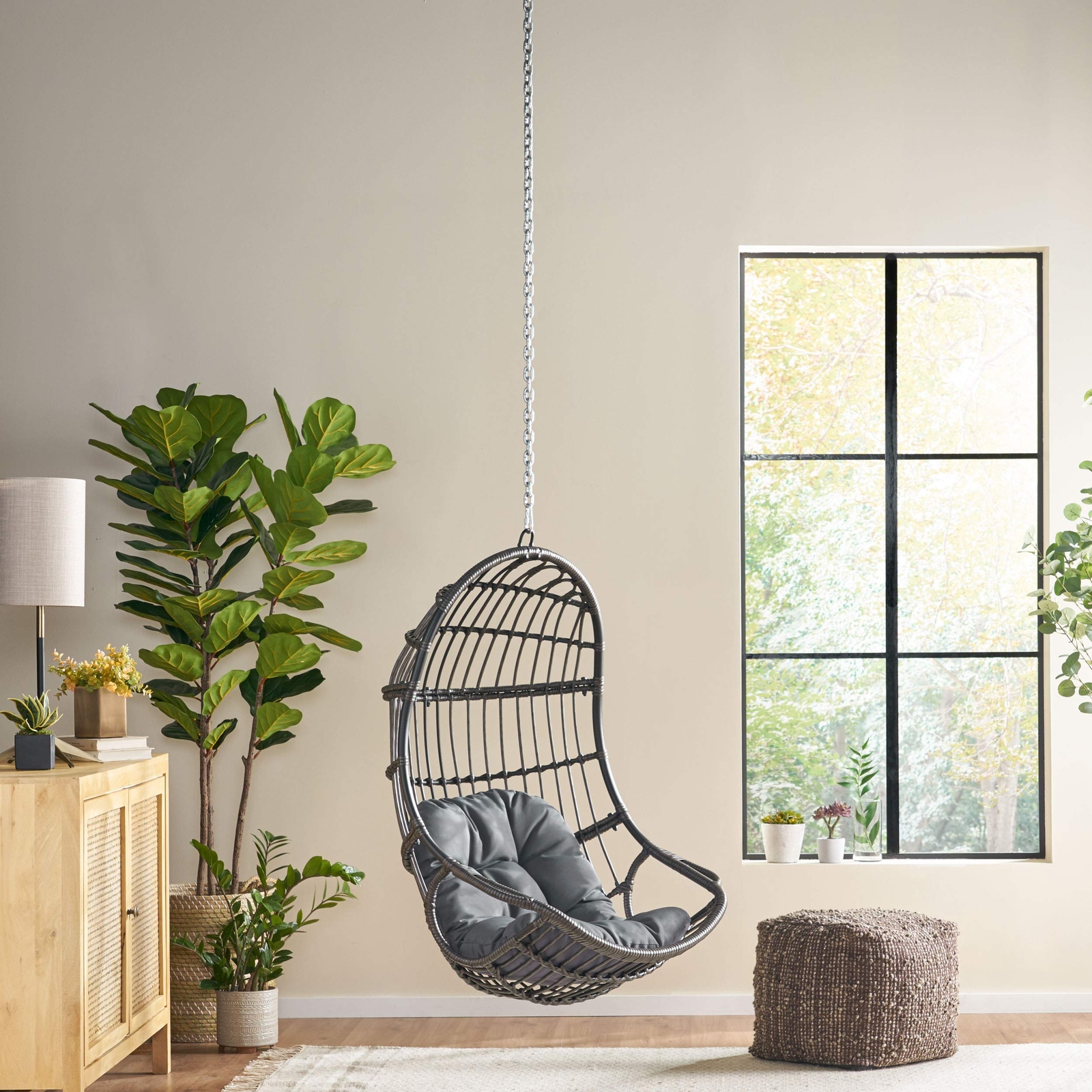 Christopher Knight Home Hammock/Swing Gray + Dark Gray