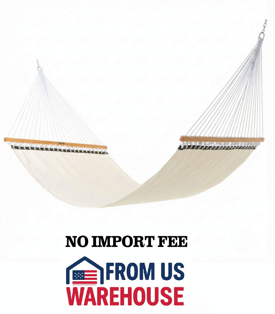 Pawleys Island Sunbrella Hammock 13ft Way White 450lb DuraCord Rope USA