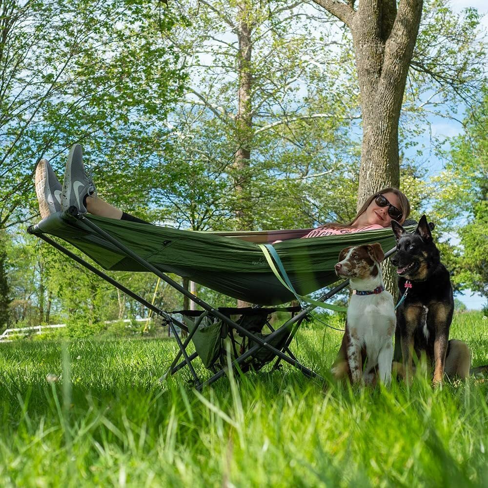 Camping Hammock With Stand Portable Folding Hammock For Outdoor Beach