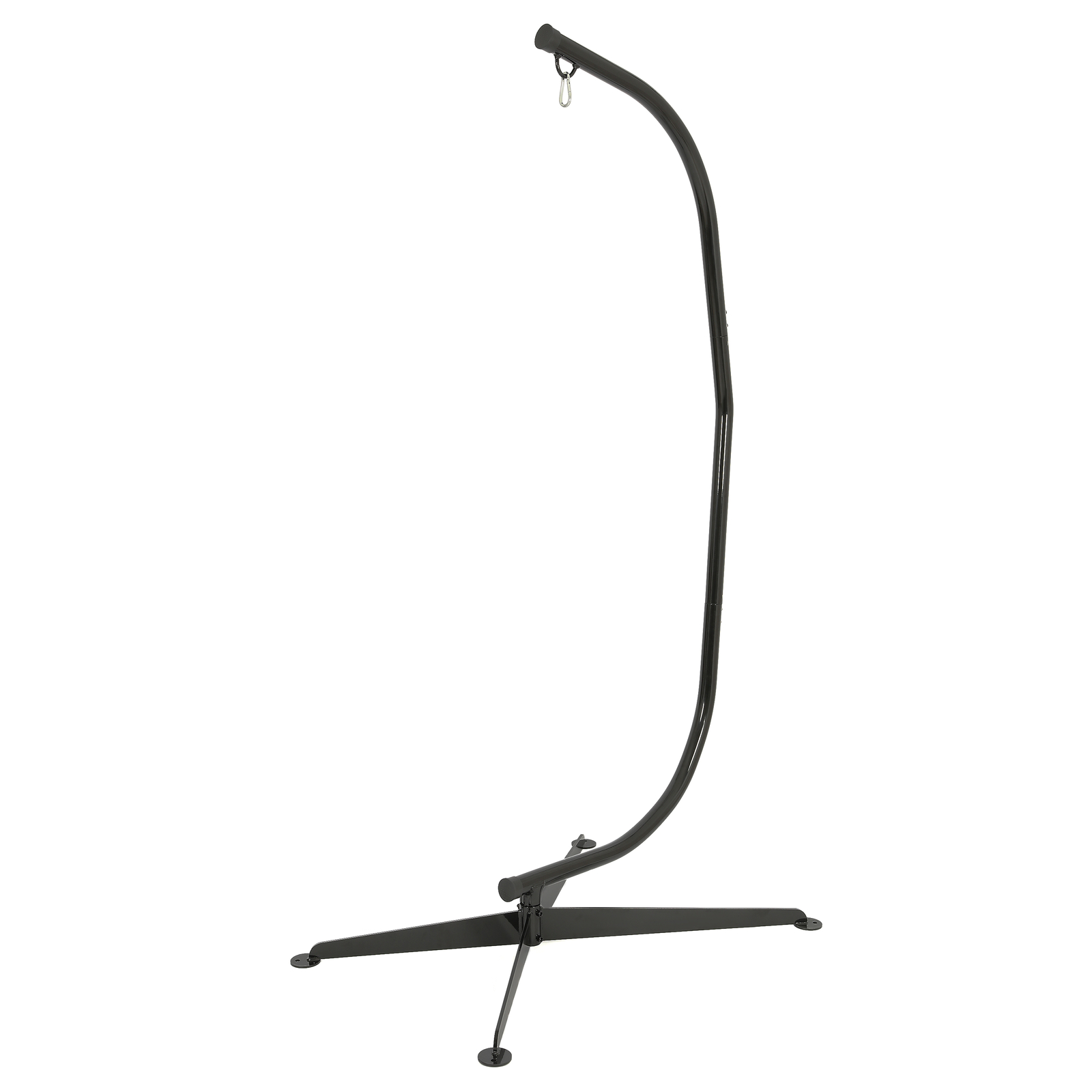 Hanging Hammock C-Stand for Chair Porch Swing Weather Resistant 360 Degree Steel
