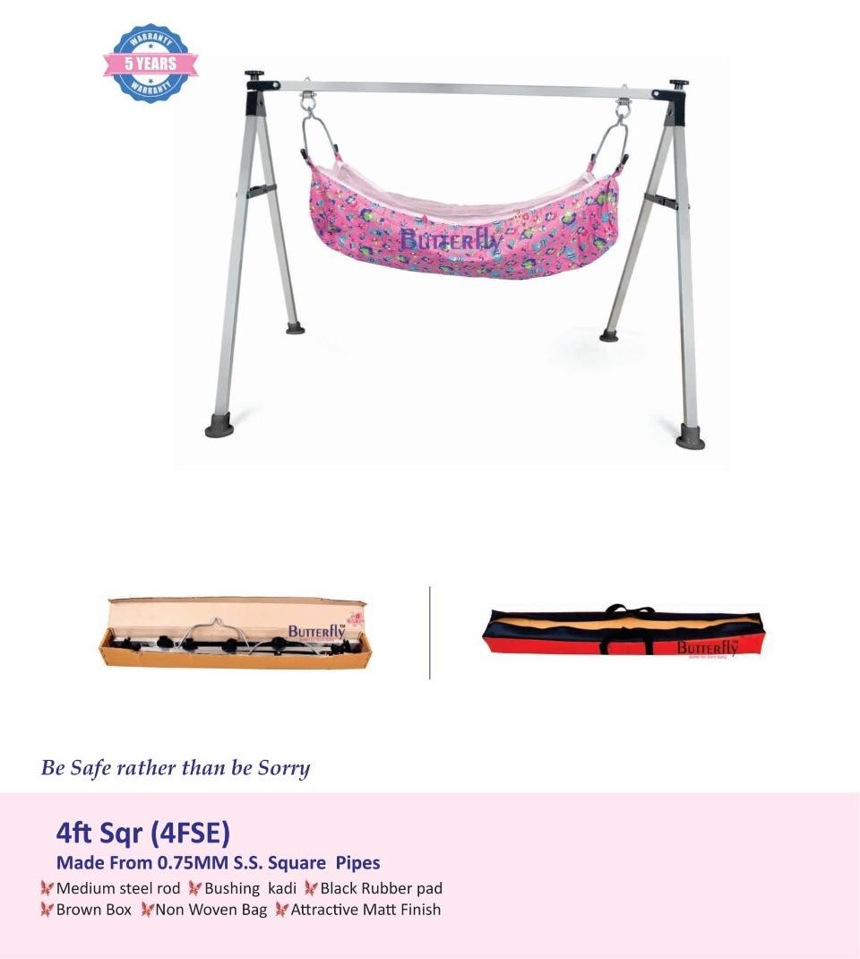 Indian style cradle jhula ghodiyu swing foldable stainless steel sturdy premium