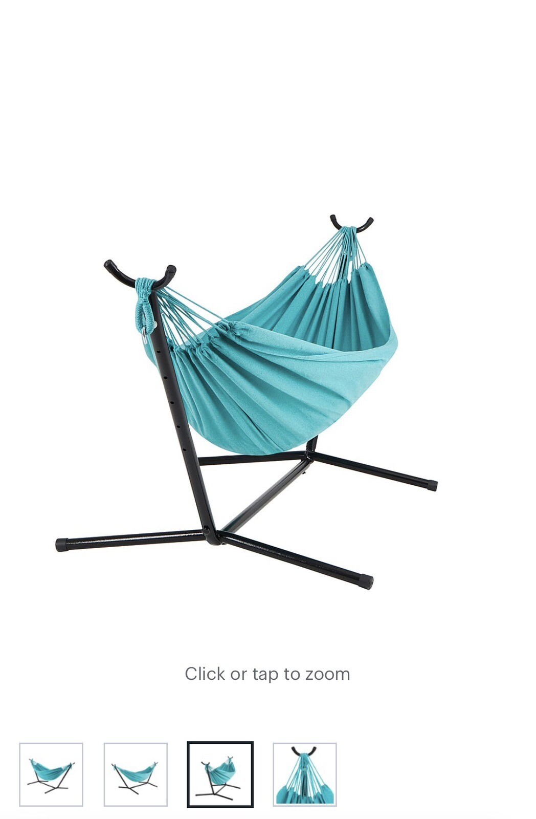 Bliss Hammocks 60″ Wide Hammock & Built-in Stand | 400 Lbs Capacity (Teal)