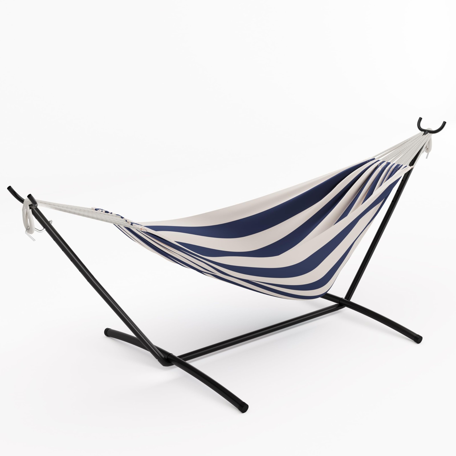 450 lbs Adjustable Portable Double Hammock Chair W/Steel Frame for Camping,Yard
