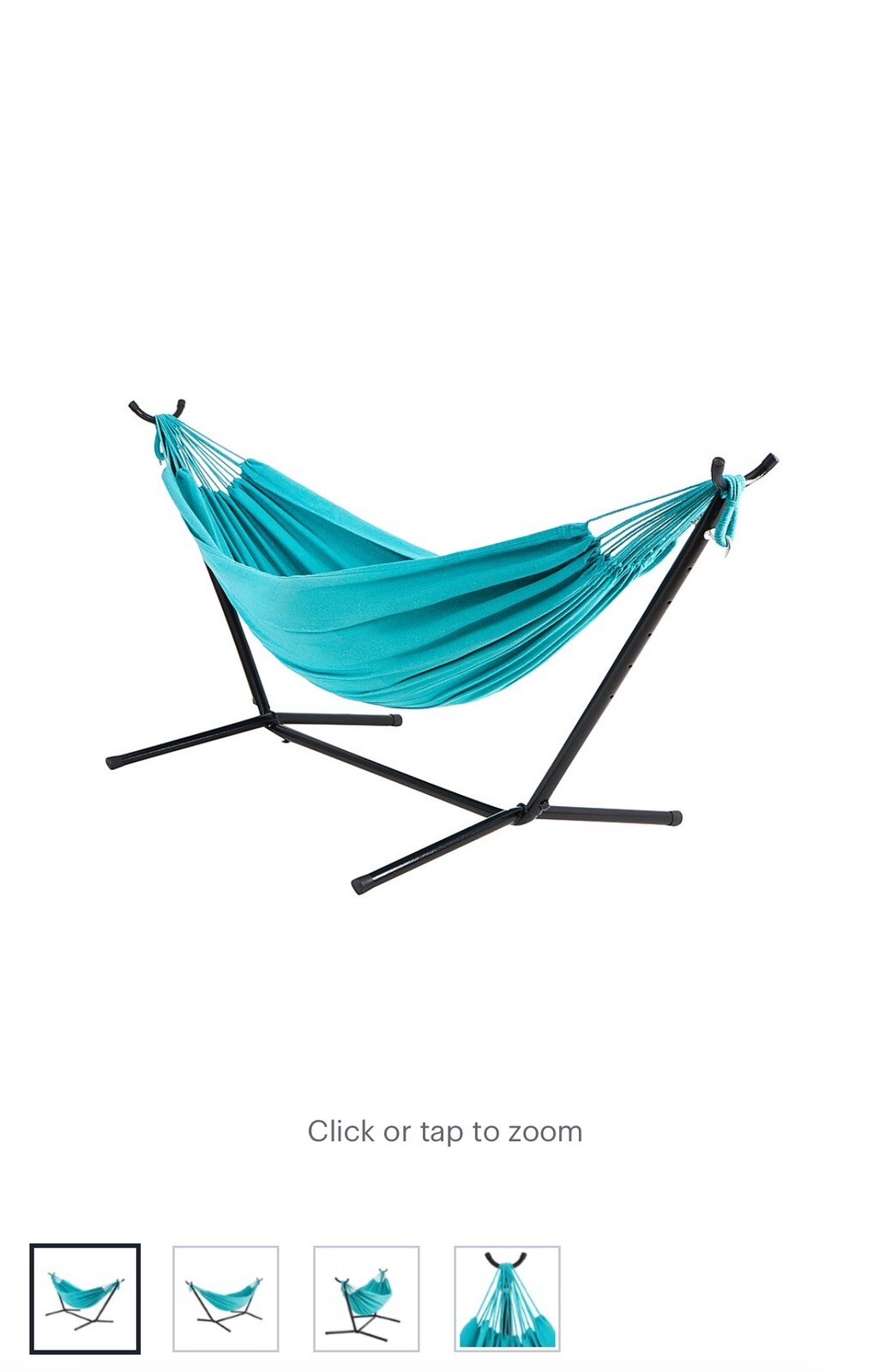 Bliss Hammocks 60″ Wide Hammock & Built-in Stand | 400 Lbs Capacity (Teal)