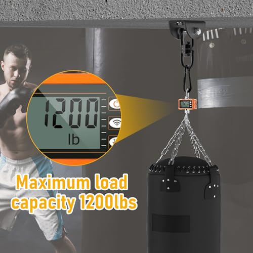 Hammock Hanging Kit, 1200 lb Capacity Heavy Duty Ceiling Hooks, 360° Swivel