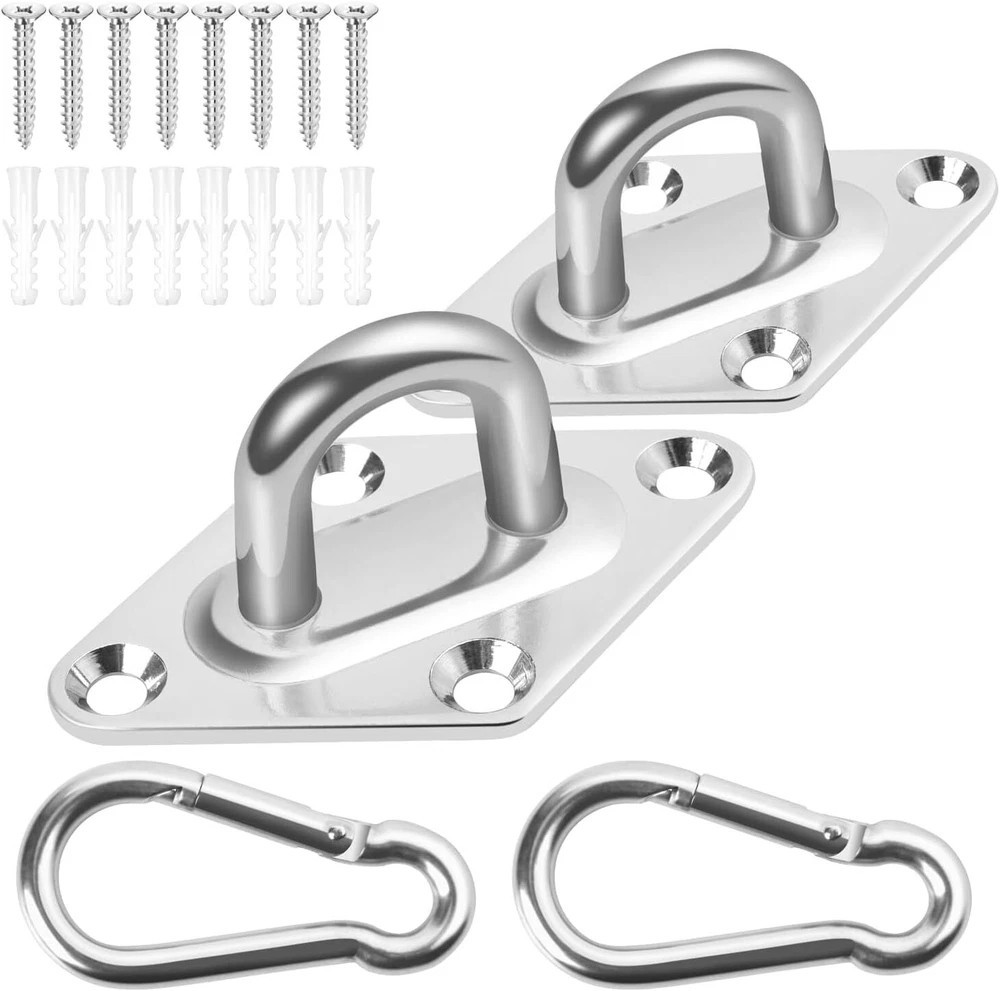 Heavy Duty Hammock Hanging Kit – 1000 Lb Capacity Swing Hooks, Ceiling Hooks for