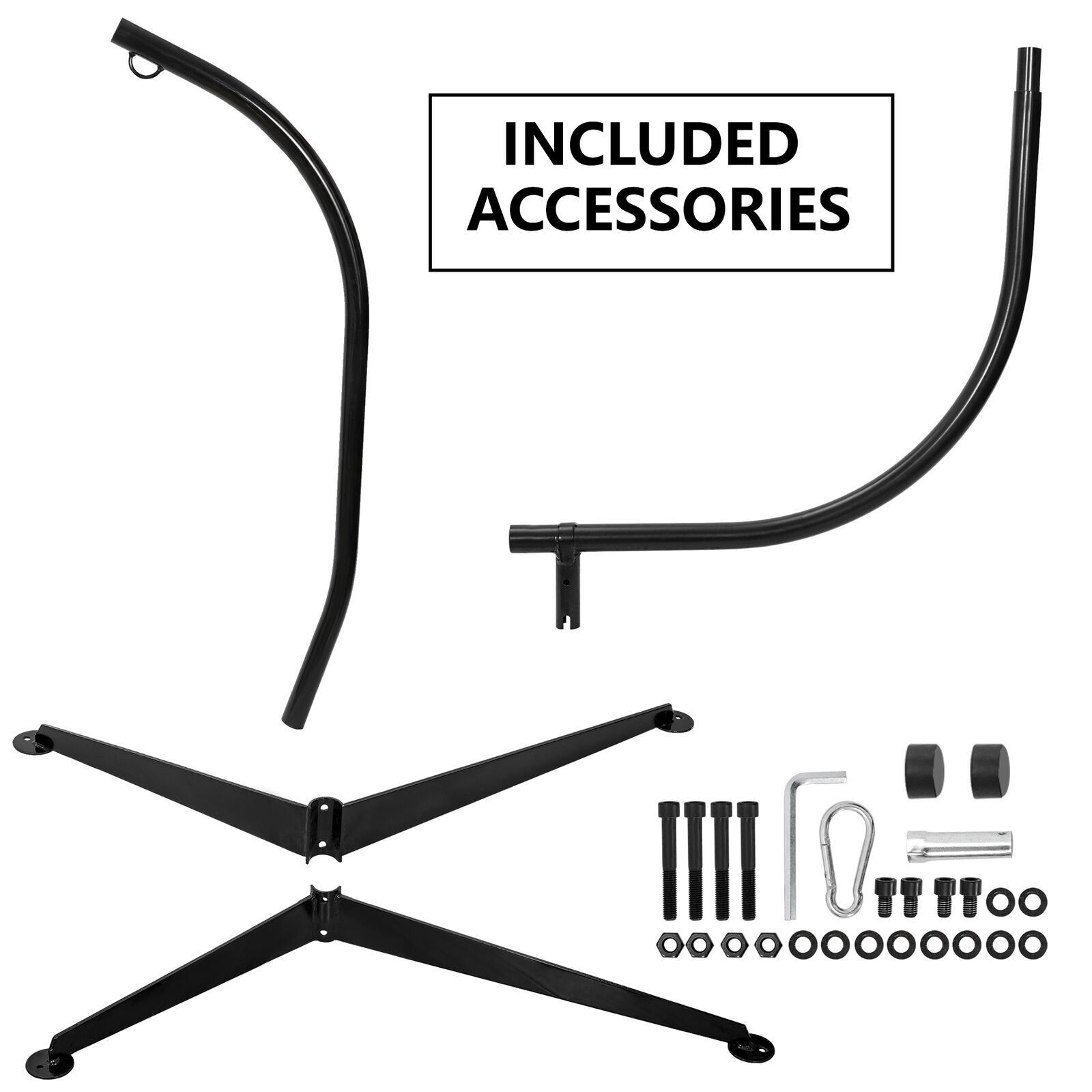 Hanging C-Stand for Hammock Chair Rotation Hammock Chair Swing Outdoor Indoor