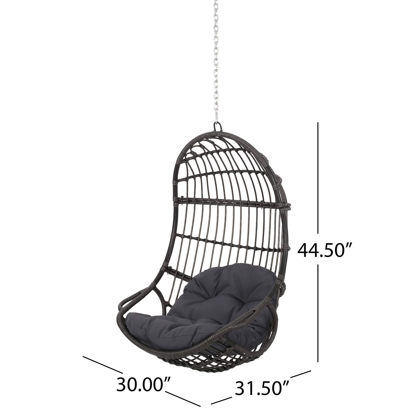Christopher Knight Home Hammock/Swing Gray + Dark Gray