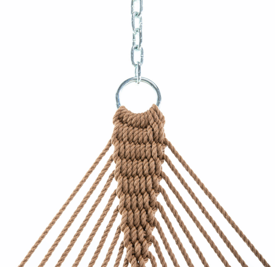 Pawleys Island DURACORD Large Rope Hammock Antique Brown 450lb USA