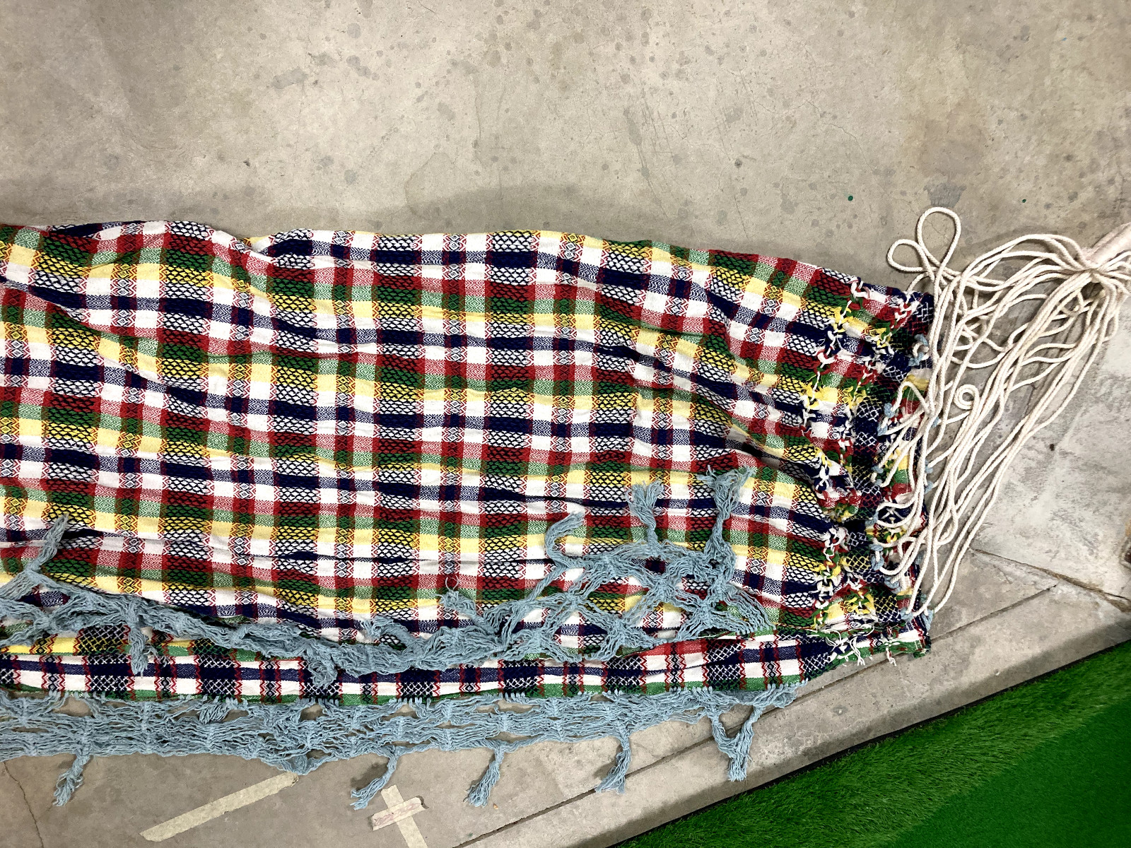 Handmade Brazilian Hammock – Vintage (not used) Outdoor Indoor Home