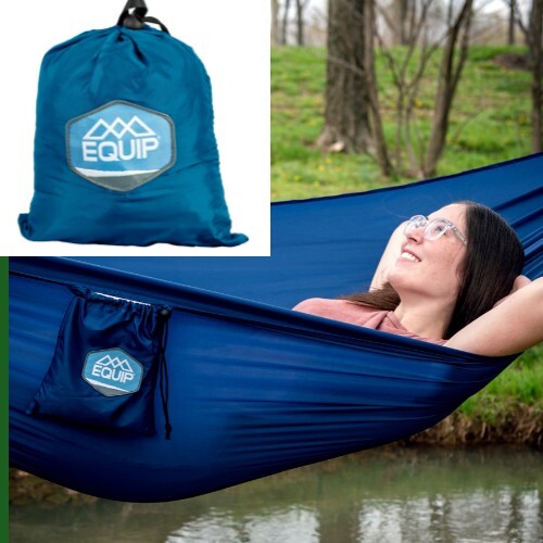 Person Tree/Travel Hammock Verdigris BLUE, Size 108″ L x 56″ W x .05″ H /NWT
