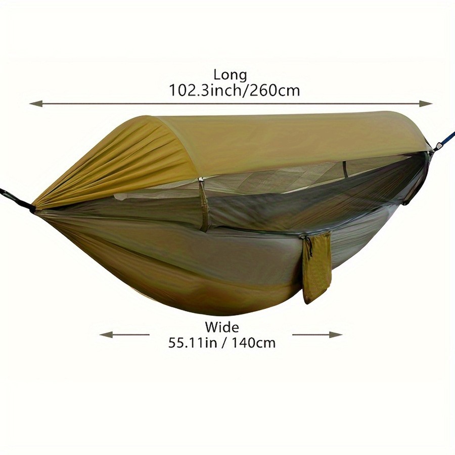 Portable Double Person Camping Hammock Tent with Mosquito Net Hanging Bed Nylon