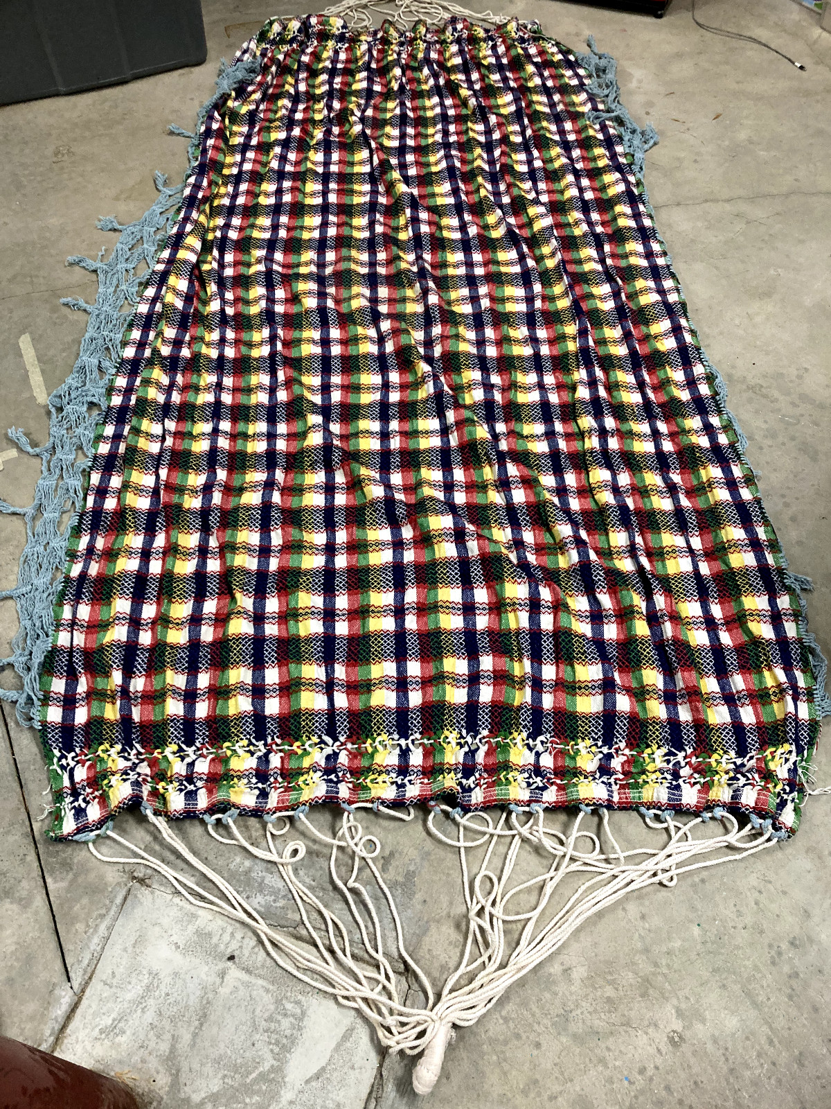 Handmade Brazilian Hammock – Vintage (not used) Outdoor Indoor Home