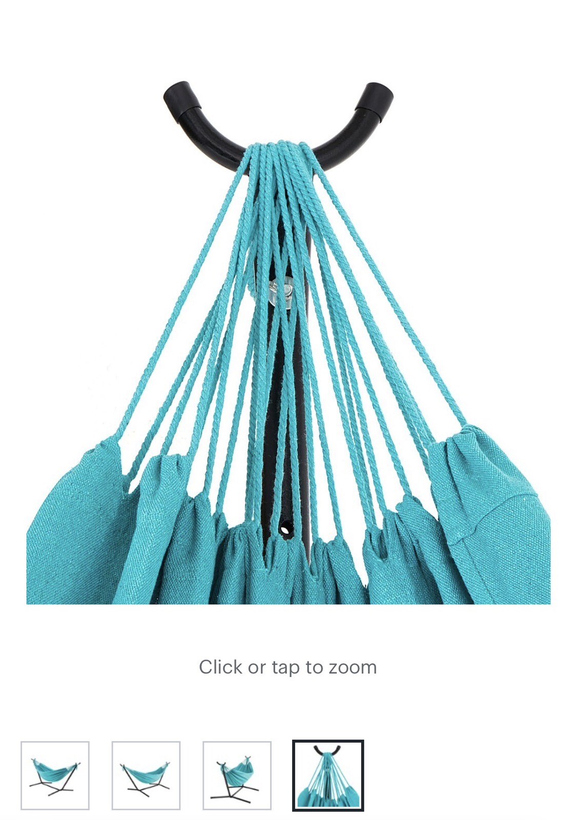 Bliss Hammocks 60″ Wide Hammock & Built-in Stand | 400 Lbs Capacity (Teal)